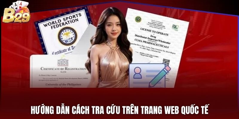 Hướng dẫn cách tra cứu trên trang web quốc tế