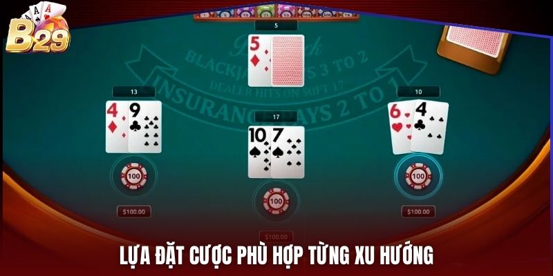 Lựa đặt cược phù hợp từng xu hướng