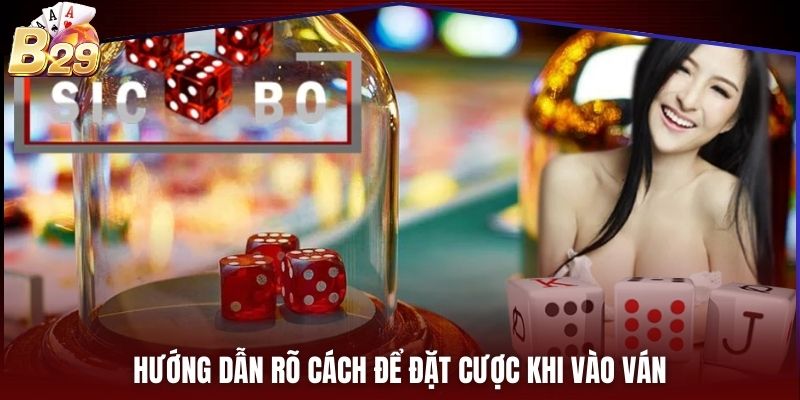 Hướng dẫn rõ cách để đặt cược khi vào ván