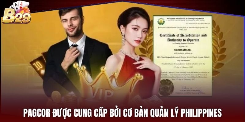 PAGCOR được cung cấp bởi cơ bản quản lý Philippines